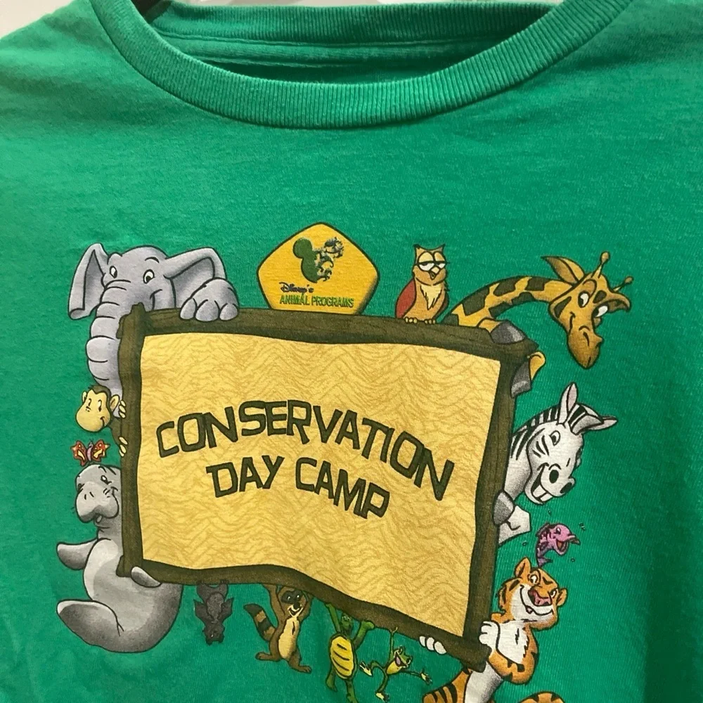 Disney Green Conservation Day Camp Kids T-Shirt
